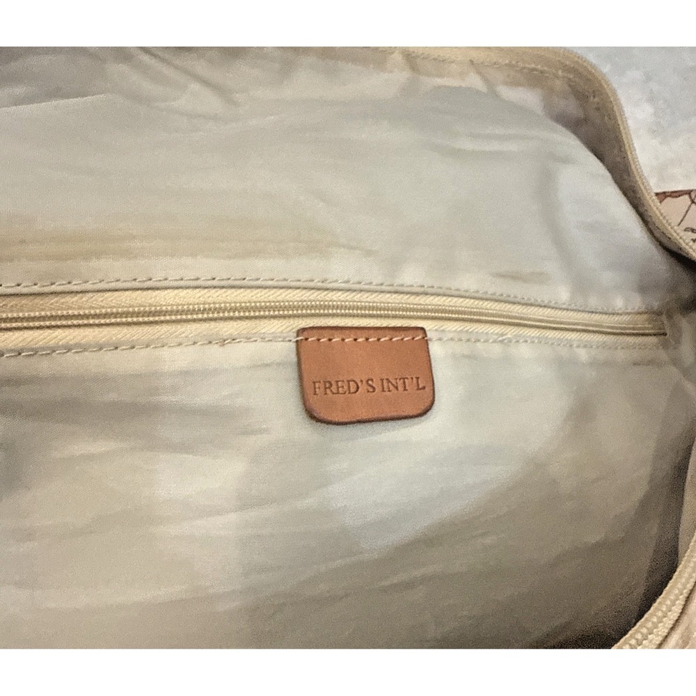 FRED'S‎ INT'L Set of 2 Wanderlust Map Travel Bag Carry-on Duffle Bag Weekenders - Picture 9 of 14
